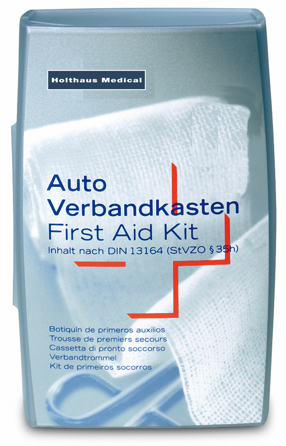 NEW Mercedes-Benz Emergency Medical First Aid Kit Bag DIN 13164 OEM Holthaus